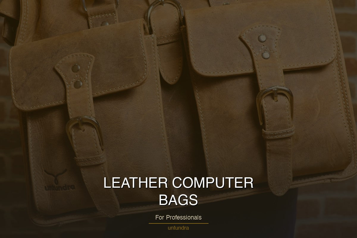 Best Leather Computer Bags for Professionals – untundra