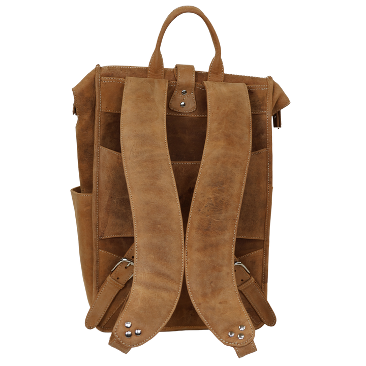 Full Grain Leather Backpack for Men